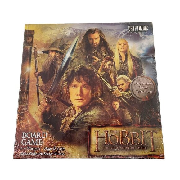 Hobbit Desolation of Smaug Board Game Cryptozoic Entertainment New Sealed 2013 - Picture 1 of 8